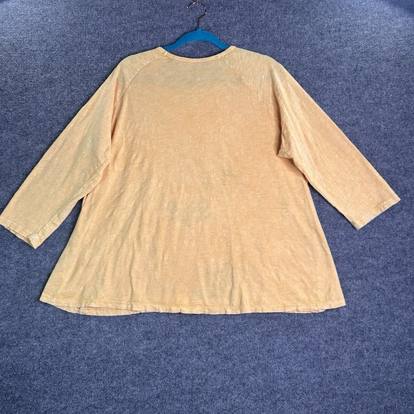 Jess & Jane Tunic Floral Top Women Sixe Xl Multicolor - Picture 2 of 8